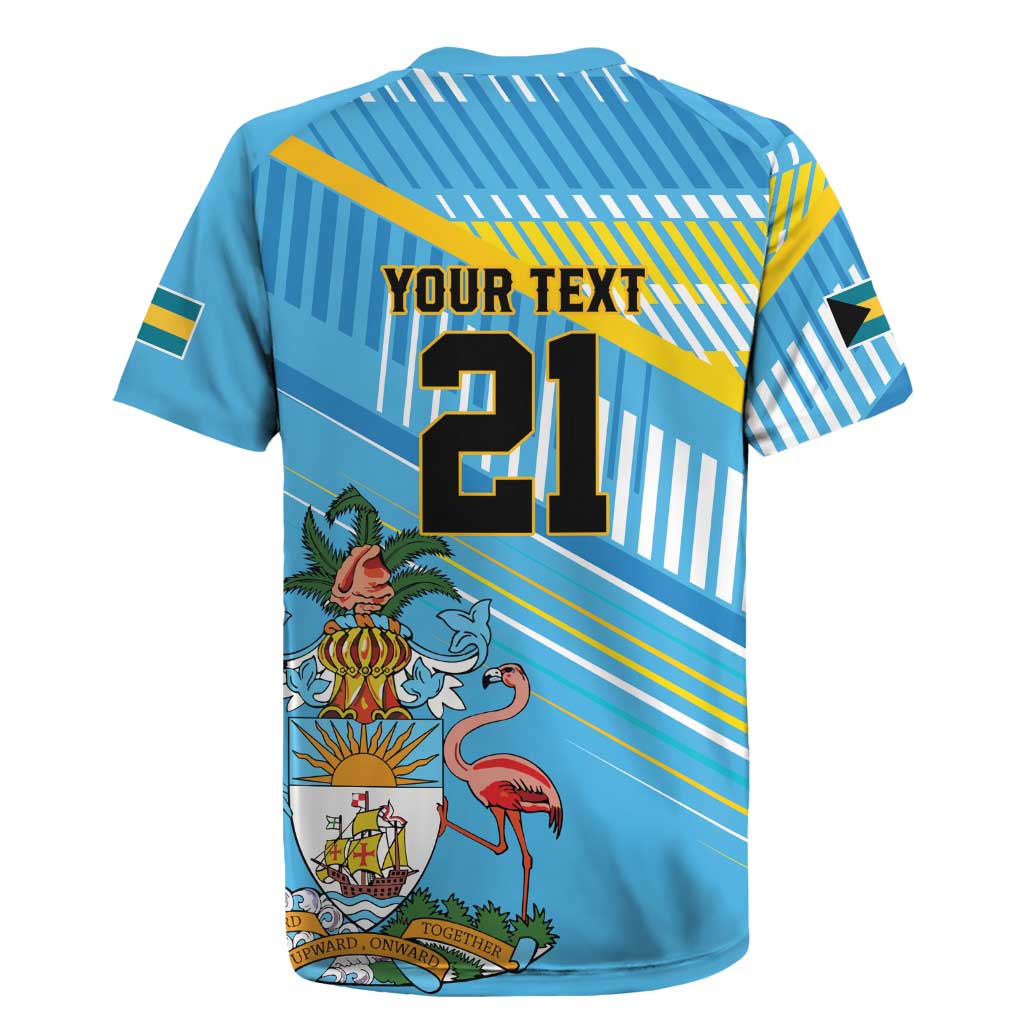 The Bahamas Cricket Custom Rugby Jersey Marlin Flamingo Come On Bahamian - Wonder Print Shop