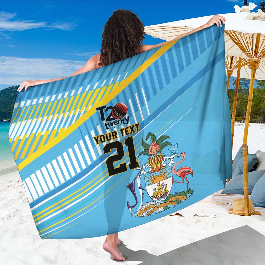 The Bahamas Cricket Custom Sarong Marlin Flamingo Come On Bahamian - Wonder Print Shop