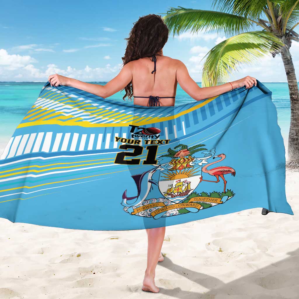 The Bahamas Cricket Custom Sarong Marlin Flamingo Come On Bahamian - Wonder Print Shop
