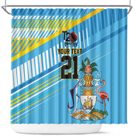 The Bahamas Cricket Custom Shower Curtain Marlin Flamingo Come On Bahamian - Wonder Print Shop