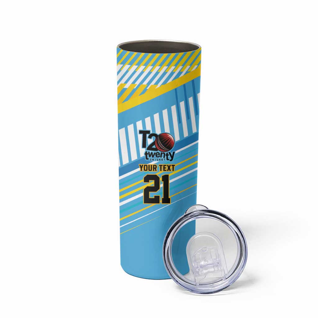 The Bahamas Cricket Custom Skinny Tumbler Marlin Flamingo Come On Bahamian - Wonder Print Shop