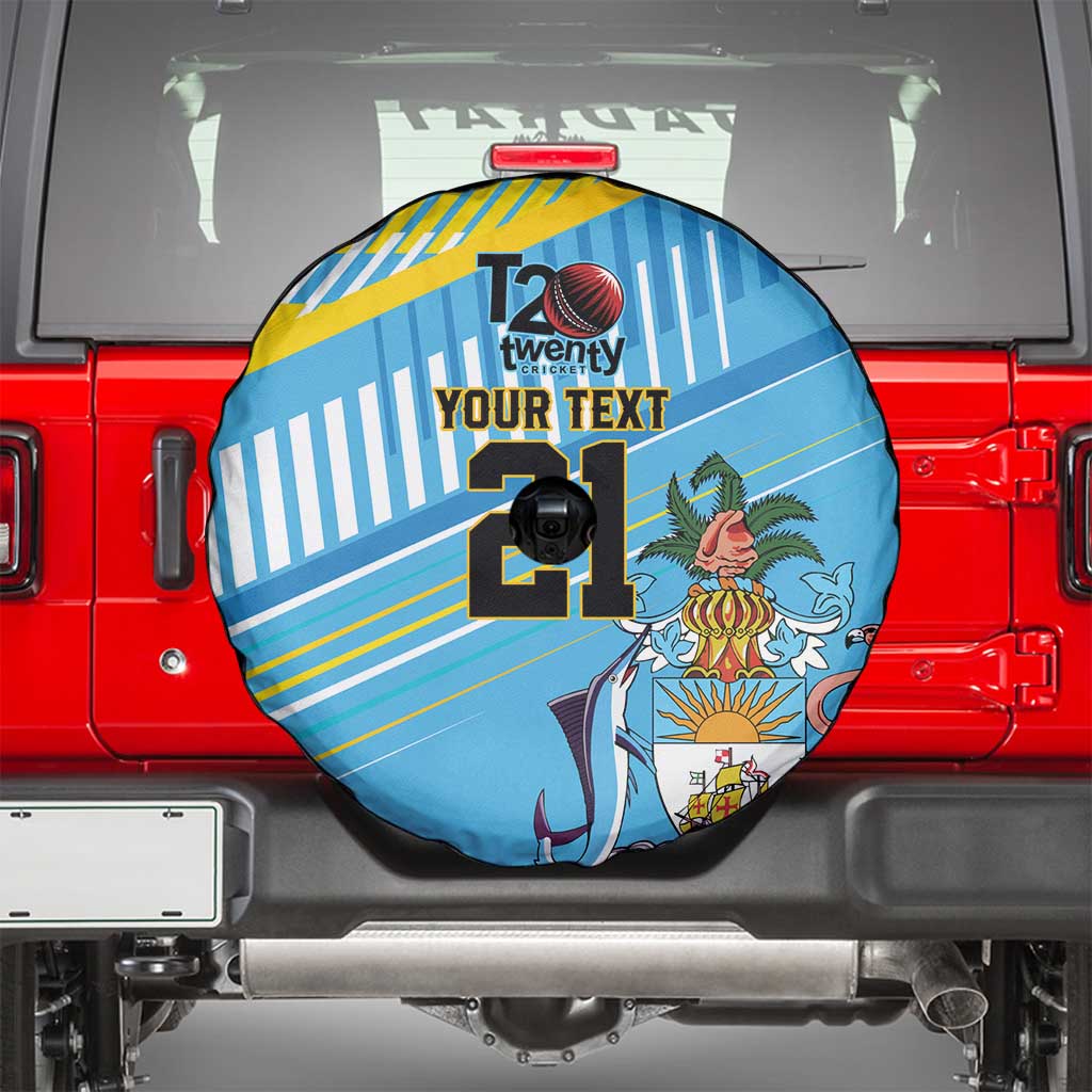 The Bahamas Cricket Custom Spare Tire Cover Marlin Flamingo Come On Bahamian - Wonder Print Shop