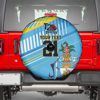 The Bahamas Cricket Custom Spare Tire Cover Marlin Flamingo Come On Bahamian - Wonder Print Shop