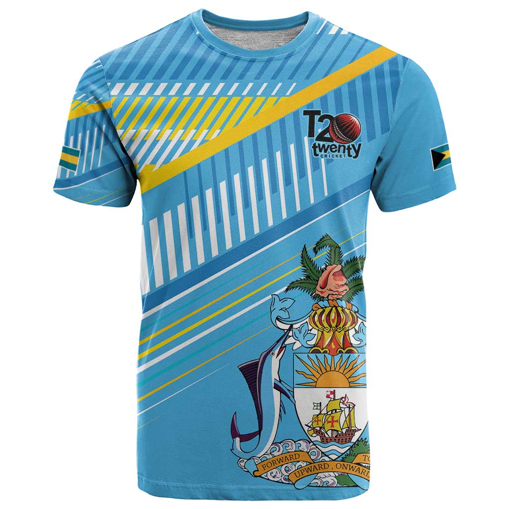 The Bahamas Cricket Custom T Shirt Marlin Flamingo Come On Bahamian - Wonder Print Shop