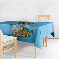 The Bahamas Cricket Custom Tablecloth Marlin Flamingo Come On Bahamian - Wonder Print Shop