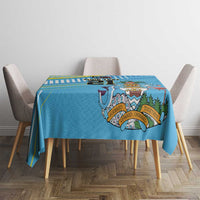 The Bahamas Cricket Custom Tablecloth Marlin Flamingo Come On Bahamian - Wonder Print Shop