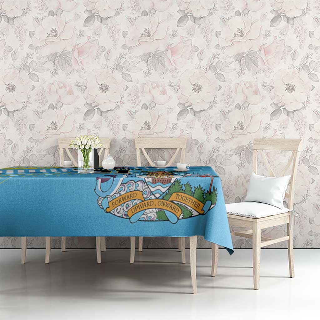 The Bahamas Cricket Custom Tablecloth Marlin Flamingo Come On Bahamian - Wonder Print Shop