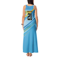 The Bahamas Cricket Custom Tank Maxi Dress Marlin Flamingo Come On Bahamian - Wonder Print Shop