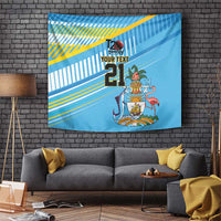 The Bahamas Cricket Custom Tapestry Marlin Flamingo Come On Bahamian - Wonder Print Shop