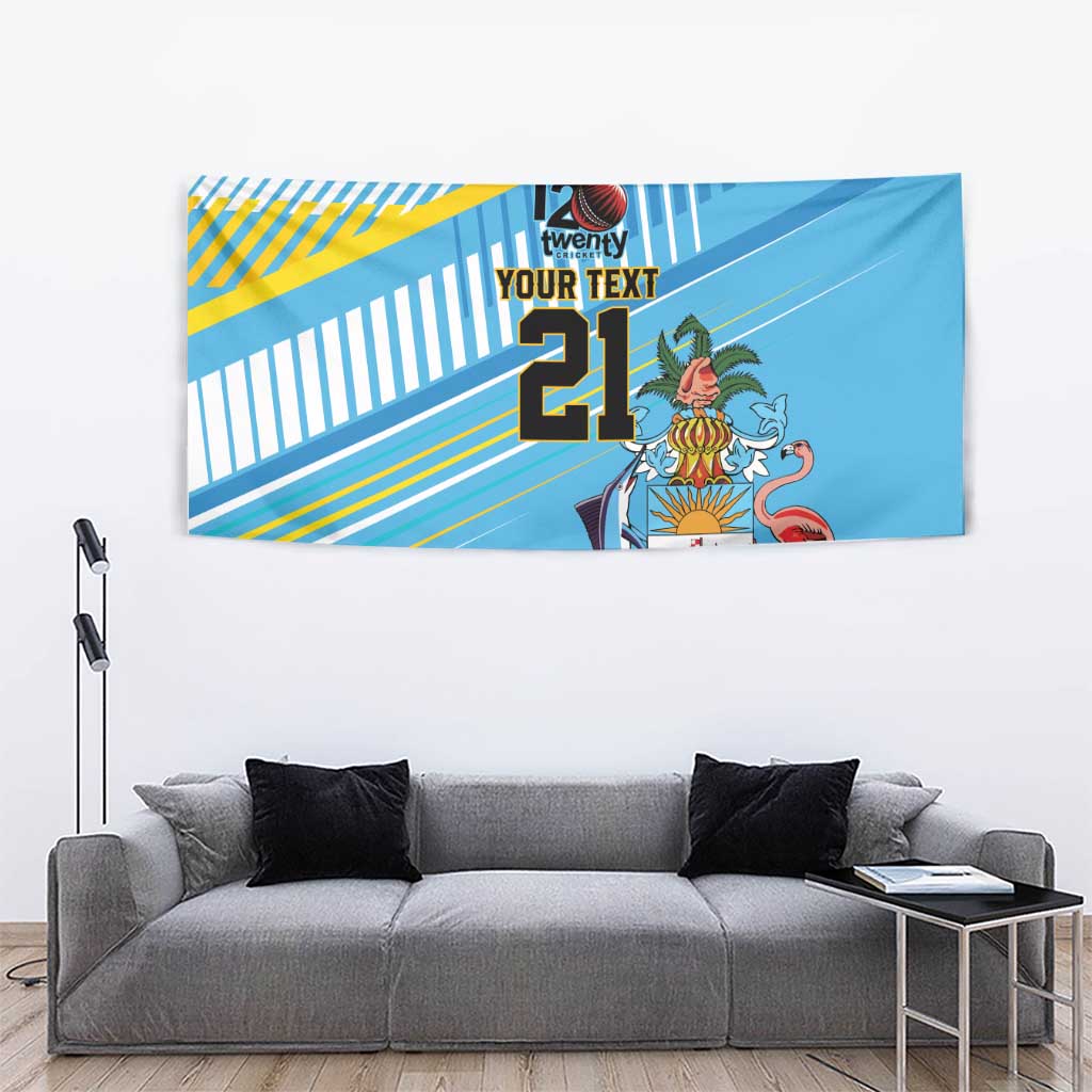 The Bahamas Cricket Custom Tapestry Marlin Flamingo Come On Bahamian - Wonder Print Shop