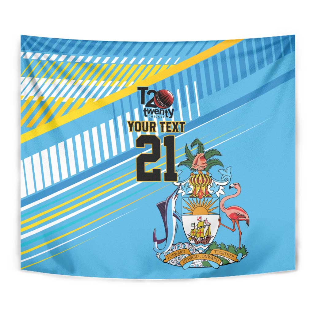 The Bahamas Cricket Custom Tapestry Marlin Flamingo Come On Bahamian - Wonder Print Shop