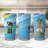 The Bahamas Cricket Custom Tumbler Cup Marlin Flamingo Come On Bahamian - Wonder Print Shop