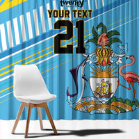 The Bahamas Cricket Custom Window Curtain Marlin Flamingo Come On Bahamian - Wonder Print Shop