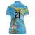 The Bahamas Cricket Custom Women Polo Shirt Marlin Flamingo Come On Bahamian - Wonder Print Shop