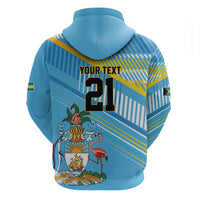 The Bahamas Cricket Custom Zip Hoodie Marlin Flamingo Come On Bahamian - Wonder Print Shop