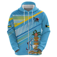 The Bahamas Cricket Custom Zip Hoodie Marlin Flamingo Come On Bahamian - Wonder Print Shop