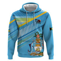 The Bahamas Cricket Custom Zip Hoodie Marlin Flamingo Come On Bahamian - Wonder Print Shop