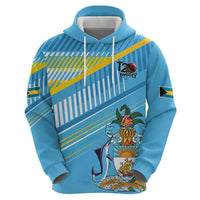 The Bahamas Cricket Custom Zip Hoodie Marlin Flamingo Come On Bahamian - Wonder Print Shop