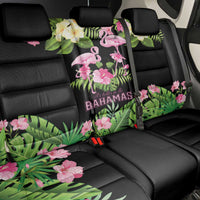 The Bahamas Flamingo Back Car Seat Cover Bahamian Tropical Flowers - Wonder Print Shop