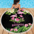 The Bahamas Flamingo Beach Blanket Bahamian Tropical Flowers - Wonder Print Shop