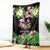 The Bahamas Flamingo Blanket Bahamian Tropical Flowers - Wonder Print Shop