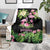 The Bahamas Flamingo Blanket Bahamian Tropical Flowers - Wonder Print Shop