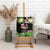 The Bahamas Flamingo Canvas Wall Art Bahamian Tropical Flowers - Wonder Print Shop