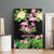 The Bahamas Flamingo Canvas Wall Art Bahamian Tropical Flowers - Wonder Print Shop