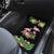 The Bahamas Flamingo Car Mats Bahamian Tropical Flowers - Wonder Print Shop