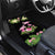 The Bahamas Flamingo Car Mats Bahamian Tropical Flowers - Wonder Print Shop