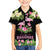 The Bahamas Flamingo Family Matching Long Sleeve Bodycon Dress and Hawaiian Shirt Bahamian Tropical Flowers - Wonder Print Shop