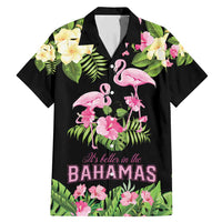 The Bahamas Flamingo Family Matching Mermaid Dress and Hawaiian Shirt Bahamian Tropical Flowers - Wonder Print Shop