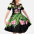 The Bahamas Flamingo Family Matching Summer Maxi Dress and Hawaiian Shirt Bahamian Tropical Flowers - Wonder Print Shop