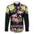 The Bahamas Flamingo Family Matching Summer Maxi Dress and Hawaiian Shirt Bahamian Tropical Flowers - Wonder Print Shop