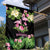 The Bahamas Flamingo Garden Flag Bahamian Tropical Flowers - Wonder Print Shop