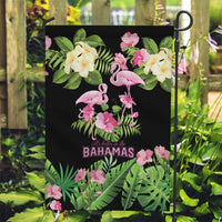 The Bahamas Flamingo Garden Flag Bahamian Tropical Flowers - Wonder Print Shop