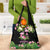 The Bahamas Flamingo Grocery Bag Bahamian Tropical Flowers - Wonder Print Shop