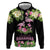 The Bahamas Flamingo Hoodie Bahamian Tropical Flowers - Wonder Print Shop
