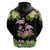 The Bahamas Flamingo Hoodie Bahamian Tropical Flowers - Wonder Print Shop