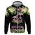 The Bahamas Flamingo Hoodie Bahamian Tropical Flowers - Wonder Print Shop