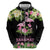 The Bahamas Flamingo Hoodie Bahamian Tropical Flowers - Wonder Print Shop