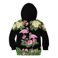 The Bahamas Flamingo Kid Hoodie Bahamian Tropical Flowers - Wonder Print Shop