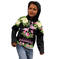 The Bahamas Flamingo Kid Hoodie Bahamian Tropical Flowers - Wonder Print Shop