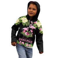 The Bahamas Flamingo Kid Hoodie Bahamian Tropical Flowers - Wonder Print Shop
