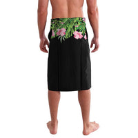 The Bahamas Flamingo Lavalava Bahamian Tropical Flowers - Wonder Print Shop