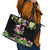 The Bahamas Flamingo Leather Tote Bag Bahamian Tropical Flowers - Wonder Print Shop