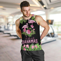 The Bahamas Flamingo Men Tank Top Bahamian Tropical Flowers - Wonder Print Shop