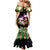The Bahamas Flamingo Mermaid Dress Bahamian Tropical Flowers - Wonder Print Shop