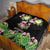The Bahamas Flamingo Quilt Bahamian Tropical Flowers - Wonder Print Shop