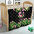 The Bahamas Flamingo Quilt Bahamian Tropical Flowers - Wonder Print Shop